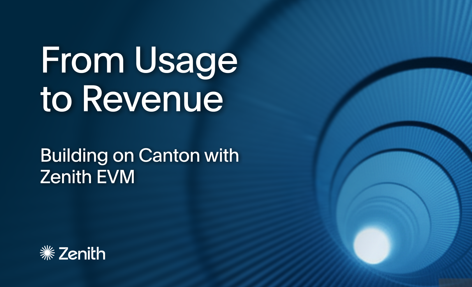 From Usage to Revenue. Building on Canton with Zenith EVM
